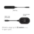 Kép 4/9 - Club 3D Átalakító - CSV-2570 (USB-C to HDMI vezeték nélkül, 25m hatótáv, FHD 60Hz, Alt Mode, HDCP 1.4 & 2.2)