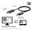 Kép 5/9 - Club 3D Átalakító - CSV-2570 (USB-C to HDMI vezeték nélkül, 25m hatótáv, FHD 60Hz, Alt Mode, HDCP 1.4 & 2.2)