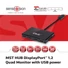Kép 6/13 - Club 3D USB Hub - CSV-6400 (Multi Stream, DisplayPort 1.2 to 4xDisplayPort, 4K60Hz)