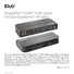 Kép 7/14 - Club 3D KVM Switch - CSV-7210 (Dual DisplayPort, 4K60Hz, HDMI, KVM, IR távirányító)