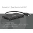Kép 2/7 - Club 3D Átalakító - CSV-7400 (DisplayPort to 4x DisplayPort, 8K30Hz)