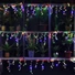 Kép 2/10 - COLORWAY LED szalag, LED garland ColorWay Fringe 3mx0.6m 100Led (IP20) warm color USB