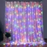 Kép 6/8 - COLORWAY LED szalag, LED garland ColorWay curtain (curtain) 3x3m 300LED 220V multi-colored