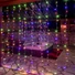 Kép 8/8 - COLORWAY LED szalag, LED garland ColorWay curtain (curtain) 3x3m 300LED 220V multi-colored