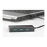 Kép 1/4 - DIGITUS DA-70240-1 DIGITUS Hub 4-port USB 3.0 SuperSpeed, Power Supply, HQ aluminum