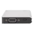 Kép 6/6 - DIGITUS DA-70866 Universal Travel Docking Station USB Type C, 8-port, 4K 30Hz, HQ alu. silver