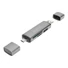 Kép 5/5 - DIGITUS DA-70886 Combo Card Reader Hub USB-C+USB 3.0 1x SD 1x MicroSD 1x USB 3.0 grey