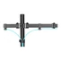 Kép 2/8 - DIGITUS Dual Monitor Clamp Mount