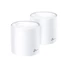 Kép 2/3 - TP-LINK Deco X60 AX3000 Wi-Fi 6 Whole-Home Mesh System 2-pack Quad-core CPU 2x GE RJ45 4x int.antennas MU-MIMO