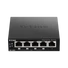 Kép 3/3 - D-LINK Switch 5x1000Mbps (4xPOE + ) Fémházas Asztali, DGS-1005P / E