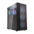 Kép 1/5 - DARKFLASH DK352 ATX TG fekete számítógépház