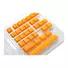 Kép 2/2 - Billentyűzet kiegészítő Ducky Keycap szett Gumi Double-Shot Narancs 31db-os
