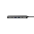 Kép 2/7 - CHIEFTEC USB HUB 9-in-1, USB-C, 2xUSB-A, USB-C, HDMI, microSD / SD kártyaolvasó, Ethernet, 80W USB-C Töltő port, fekete