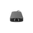 Kép 4/7 - CHIEFTEC USB HUB 9-in-1, USB-C, 2xUSB-A, USB-C, HDMI, microSD / SD kártyaolvasó, Ethernet, 80W USB-C Töltő port, fekete