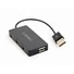 Kép 1/2 - Gembird USB 2.0 HUB 4 portos fekete (UHB-U2P4-04)