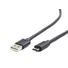 Kép 1/2 - Gembird Cablexpert USB 2.0 AM --> Type-C (USB-C) 1.8m fekete (CCP-USB2-AMCM-6)