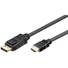 Kép 1/2 - Akyga AK-AV-05 DisplayPort  --> HDMI 1.8m kábel