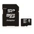 Kép 1/2 - 8GB microSDHC Silicon Power CL10 + adapter (SP008GBSTH010V10SP)