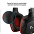 Kép 4/6 - Logitech G332 Symmetra Gaming Headset mikrofonos fejhallgató fekete-piros (981-000757)