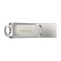 Kép 4/5 - Pen Drive 256GB USB 3.1 Gen1 SanDisk Dual Drive Luxe ezüst (SDDDC4-256G-G46 / 186465)
