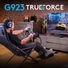 Kép 10/15 - Logitech G923 TrueForce szimulátor-versenykormány PS5/PS4/PC fekete (941-000149)