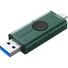 Kép 9/11 - Kingston 128GB DataTraveler Duo G2 USB-A 3.2 Gen1 / USB-C pendrive fekete-zöld
