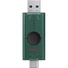 Kép 6/11 - Kingston 256GB DataTraveler Duo G2 USB-A 3.2 Gen1 / USB-C pendrive fekete-zöld