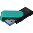 Kép 2/3 - Kingston 128GB DataTraveler Exodia S USB-A 3.2 Gen1 pendrive fekete-türkiz
