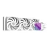Kép 2/10 - ID-Cooling CPU Water Cooler - DX360 MAX WHITE (32.5dB; max. 144,41 m3 / h; 3x12cm, fehér)
