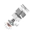 Kép 3/10 - ID-Cooling CPU Water Cooler - DX360 MAX WHITE (32.5dB; max. 144,41 m3 / h; 3x12cm, fehér)