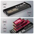 Kép 8/9 - HDD ház Axagon EEM2-SD2 USB-C 10Gbps – M.2 NVMe & SATA SSD DISPLAY box