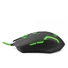 Kép 2/4 - Esperanza MX205 FIGHTER optikai egér fekete-zöld USB (EGM205G)