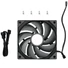 Kép 4/6 - TRYX ROTA PRO ventilátor - 120 mm, fekete