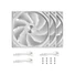 Kép 3/10 - TRYX ROTA SL ARGB ventilátor, fordított légáram, 3darabos - 120 mm, fehér