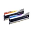 Kép 2/3 - G.SKILL Trident Z5 RGB DDR5 6400MHz CL32 96GB Kit2 (2x48GB) Intel XMP Silver