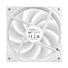 Kép 6/10 - DeepCool Cooler 14cm - FD14 ARGB WH (3in1) (25,6dB; max. 144,09 m3 / h; 3pin csatlakozó; hydro bearing, ház hűtésre, PWM)