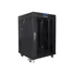 Kép 2/5 - LANBERG free standing rack 19inch cabinet 15U 600x600 glass door LCD flat pack black