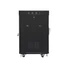 Kép 5/5 - LANBERG free standing rack 19inch cabinet 15U 600x600 glass door LCD flat pack black