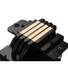 Kép 6/8 - ID-Cooling CPU Cooler - FROZN A400 BLACK (25,8dB; max. 77,81 m3 / h; 4pin csatlakozó, 4 db heatpipe, 12cm, PWM)