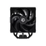 Kép 3/8 - ID-Cooling CPU Cooler - FROZN A410 BLACK (28.95dB; max. 132,94 m3 / h; 4pin csatlakozó, 4 db heatpipe, 12cm, PWM)