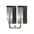Kép 5/8 - ID-Cooling CPU Cooler - FROZN A620 PRO SE ARGB (27,2dB; max 98,54 m3 / h; 4Pin csatlakozó, 6 db heatpipe, 2x12cm, PWM)
