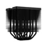 Kép 5/7 - ID-Cooling CPU Cooler - FROZN A720 BLACK (33,5dB; max 167,52 m3 / h; 4Pin csatlakozó, 7 db heatpipe, 2x12cm, PWM)