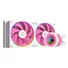Kép 2/9 - ID-Cooling CPU Water Cooler - FX240 INF PINK (29.9dB; max. 132,52 m3 / h; 2x12cm, A-RGB, rózsaszín)
