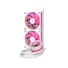 Kép 1/9 - ID-Cooling CPU Water Cooler - FX240 INF PINK (29.9dB; max. 132,52 m3 / h; 2x12cm, A-RGB, rózsaszín)