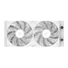Kép 4/11 - ID-Cooling CPU Water Cooler - FX240 INF WHITE (27.2dB; max. 98,54 m3 / h; 2x12cm, A-RGB, fehér)