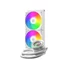 Kép 1/11 - ID-Cooling CPU Water Cooler - FX240 INF WHITE (27.2dB; max. 98,54 m3 / h; 2x12cm, A-RGB, fehér)