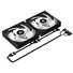 Kép 12/14 - ID-Cooling CPU Water Cooler - FX240 LCD (27,2dB; max. 98,54 m3 / h; 2x12cm, A-RGB, fekete)