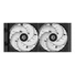 Kép 5/14 - ID-Cooling CPU Water Cooler - FX240 LCD (27,2dB; max. 98,54 m3 / h; 2x12cm, A-RGB, fekete)