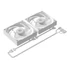 Kép 12/14 - ID-Cooling CPU Water Cooler - FX240 LCD WHITE (27,2dB; max. 98,54 m3 / h; 2x12cm, A-RGB, fehér)