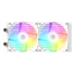 Kép 3/14 - ID-Cooling CPU Water Cooler - FX240 LCD WHITE (27,2dB; max. 98,54 m3 / h; 2x12cm, A-RGB, fehér)